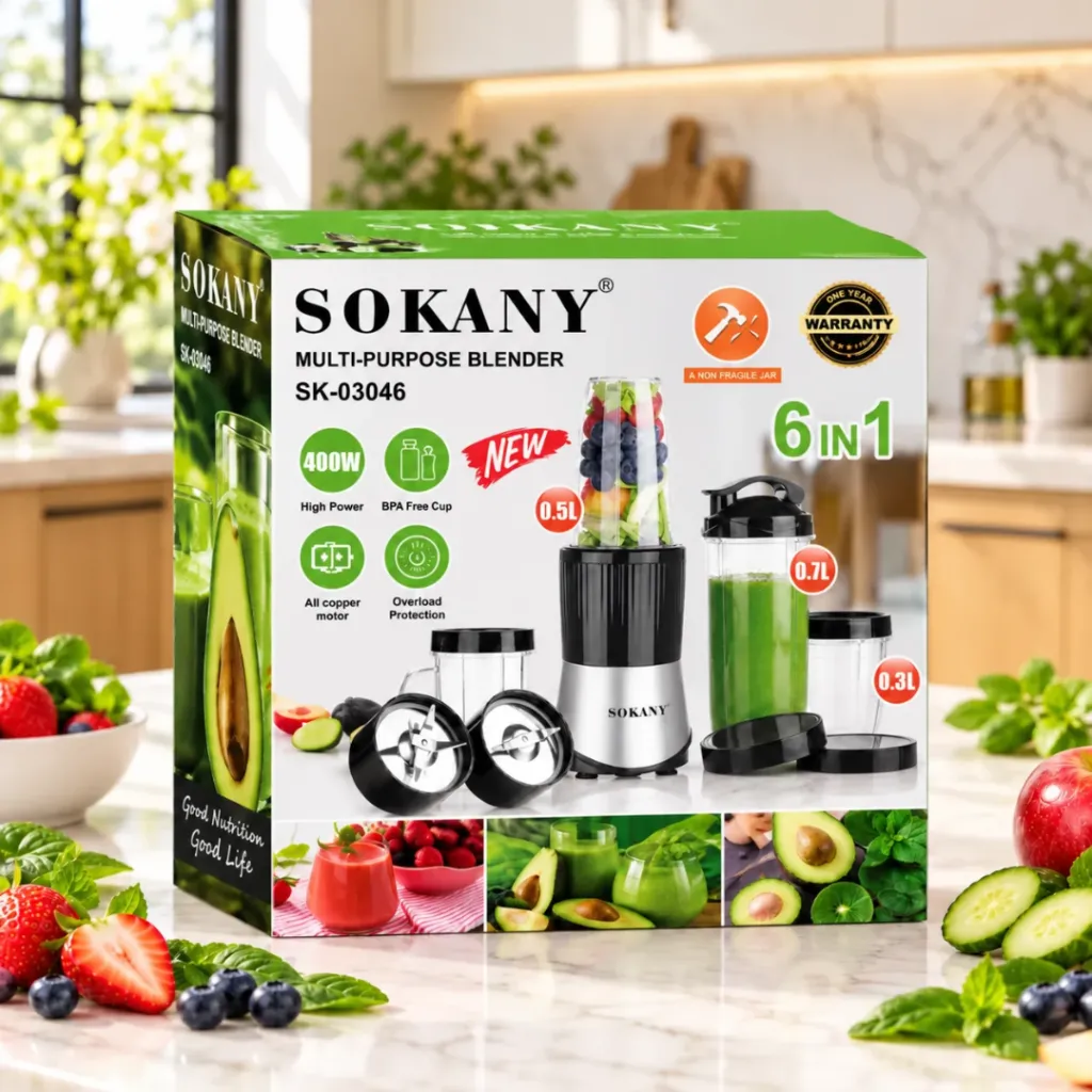 Blender Multifonction 6 En 1 Sokany- 400 W (2).webp