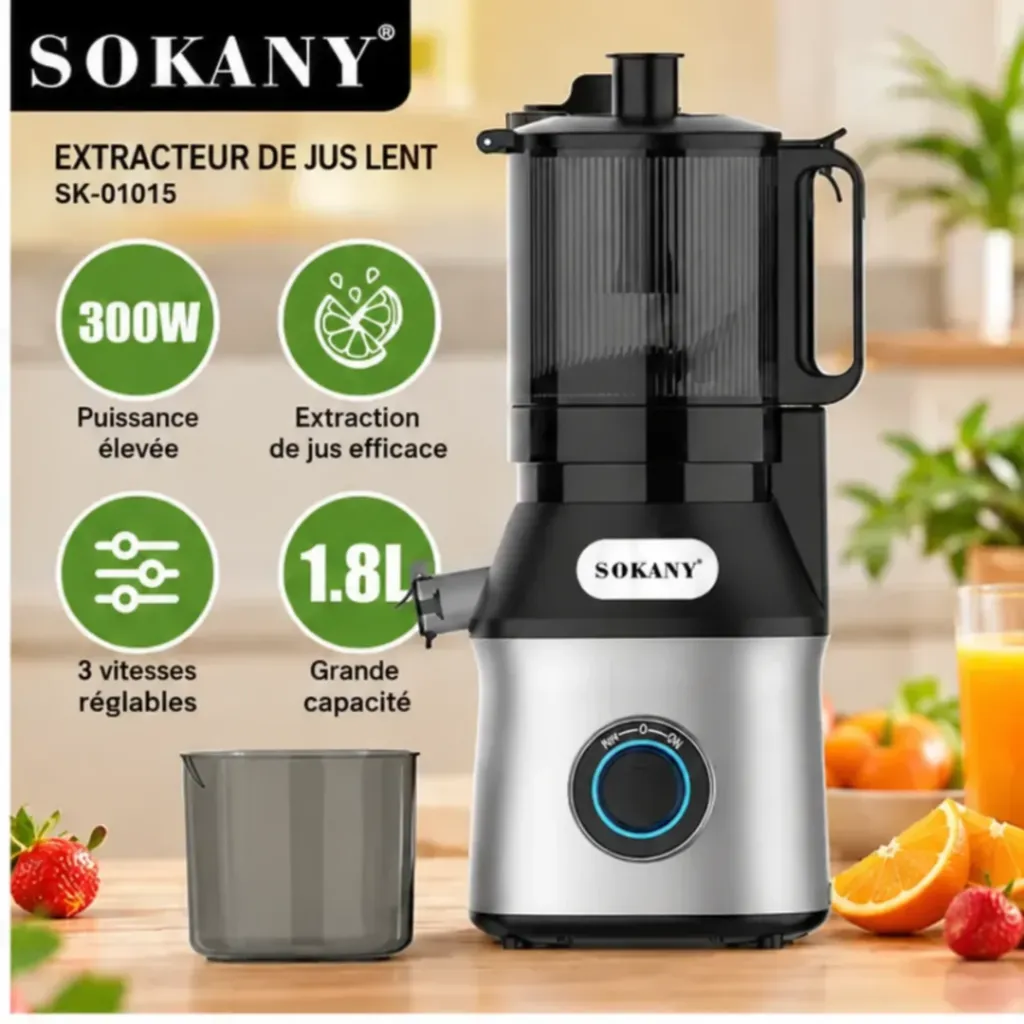 Extracteur De Jus Lent Sokany- 1,8 L- 300 W (2).webp