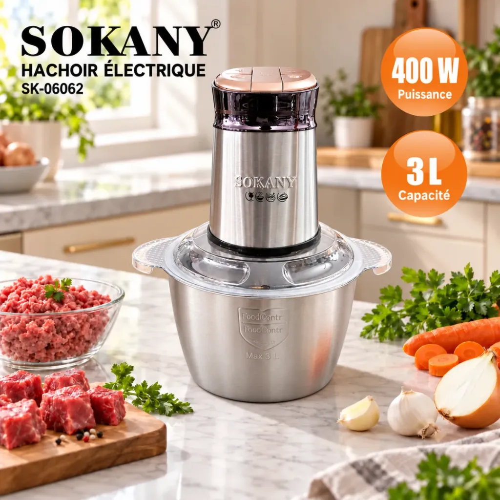 Hachoir Electrique Sokany- 3 L - 400 W (6).webp