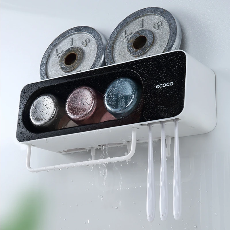 Support rangement mural ECOCO avec 3 gobelets