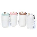 Mug Thermos en acier inoxydable 400ml - Couvercle Marron