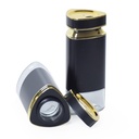 Set Portes Épices 12 Pièces En Verre Avec Support - Noir
