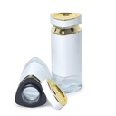 Set Portes Épices 8 Pièces En Verre Avec Support - Blanc