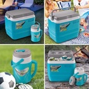 Pack De 3 Glacières - Pinnacle - Isolé Portable – BPA Free – 32L/4.5L/2.5L - Bleu