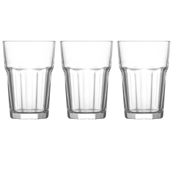 Ensemble de 3 Tasses en Verre Azur Glass - 35 cL
