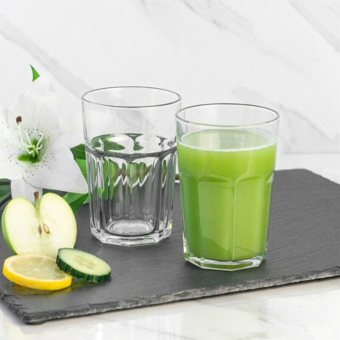 Ensemble de 3 Tasses en Verre Azur Glass - 35 cL