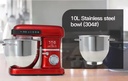 Robot Pétrin Florence 10L - 2200W - Rouge 