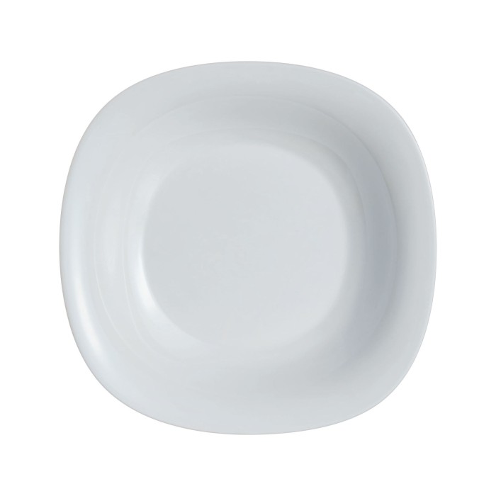 Lot De 6 Assiettes Creuses Luminarc CARINE Blanc 21 Cm 