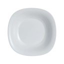 Lot De 6 Assiettes Creuses Luminarc CARINE Blanc 21 Cm 