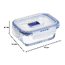 Boîte de conservation Luminarc PURE BOX Active Rectangulaire 380 ml