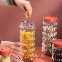 Lot de 6 Boites de Conservation en Verre avec Couvercle