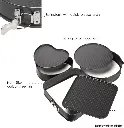 Lot de 3 Moules à Gâteaux Gris En Acier inoxydable