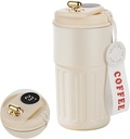 Thermos Isotherme Avec Afficheur De Température Blanc 400 ML