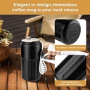 Thermos Isotherme Avec Afficheur De Température Noir 400 ML