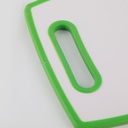 Lot de 2 Planches à Découper en PVC avec Couteau (M1)
