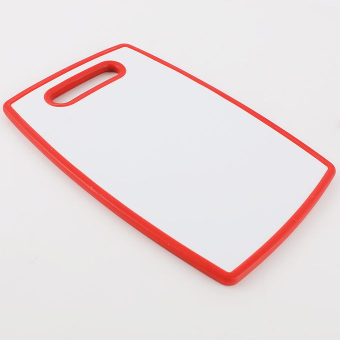 Lot de 2 Planches à Découper en PVC avec Couteau (M6)