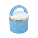 Boite a repas isotherme Rond 1000ML Bleu Ciel