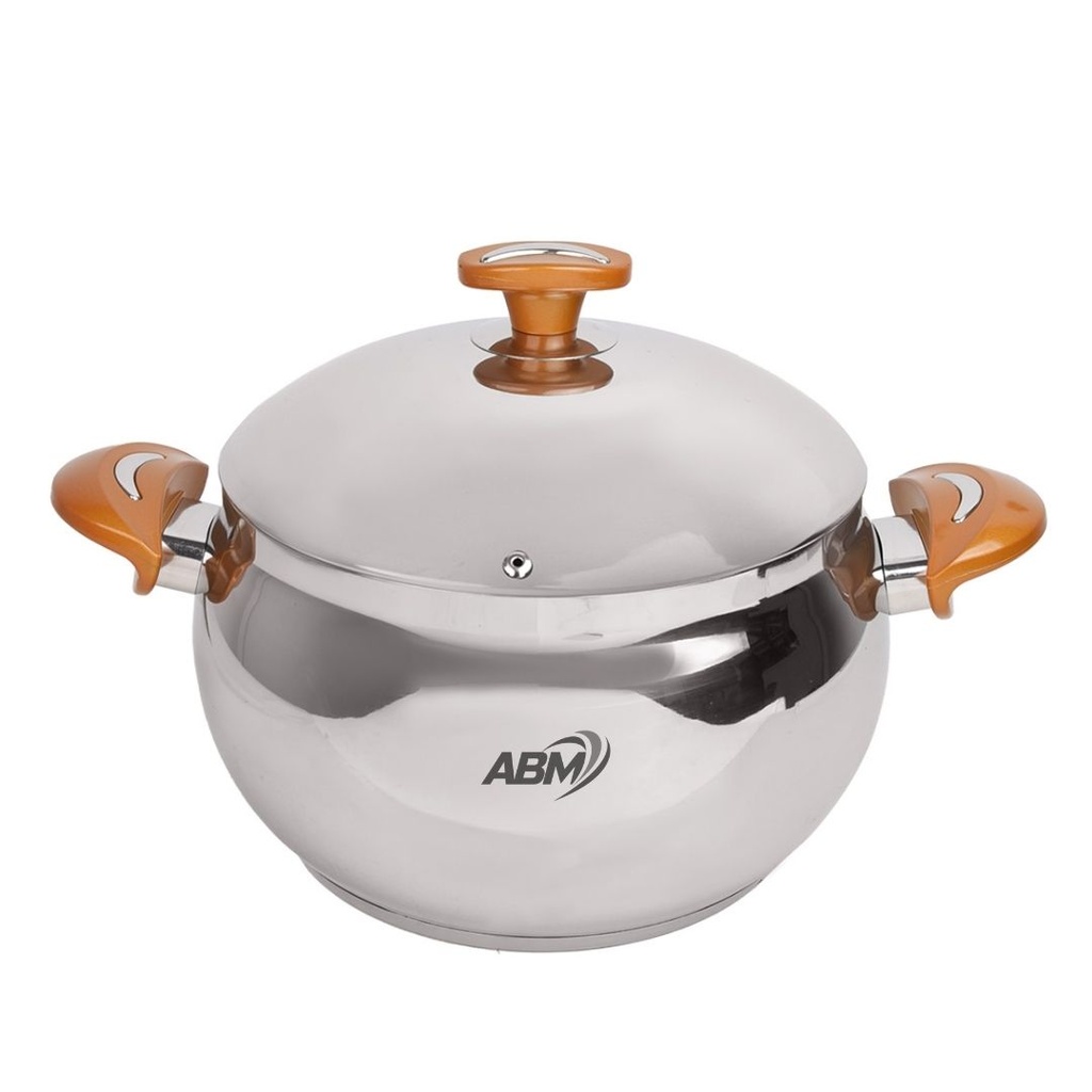 Batterie de Cuisine Inox Lines 10 Pièces Miel 