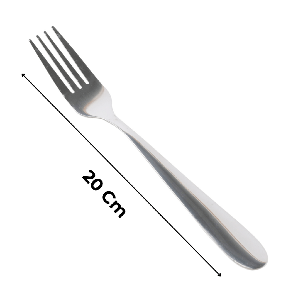 Lot De 6 Fourchettes de Table En Acier Inoxydable