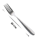 Lot De 6 Fourchettes de Table En Acier Inoxydable