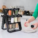 Set Porte Epice 19 pièces En Verre Noir