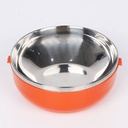 Boite à Repas 2 Niveaux Isotherme 1400 ML Orange