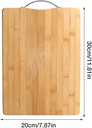 Planche à découper en Bois Bambou avec poignée en métal petite modél