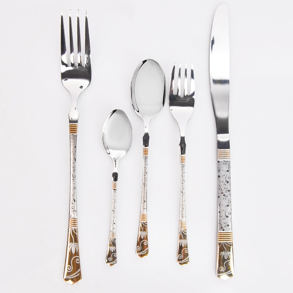 Coffret Ménagère De Cuisine 75 Pièces Golden House - Model 2