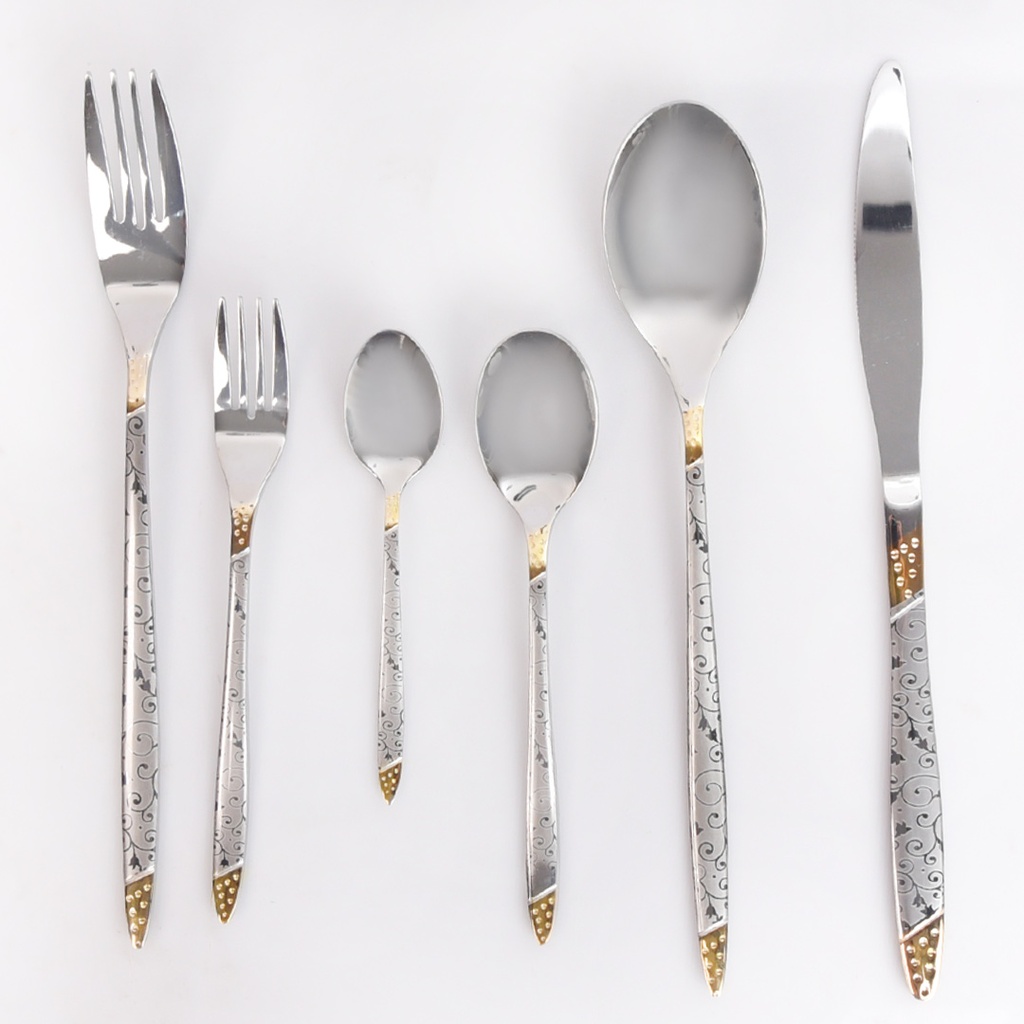 Coffret Ménagère De Cuisine 75 Pièces Golden House - Model 1