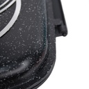 Poêle Grille Double Face En Granite 55/10 cm - Noir