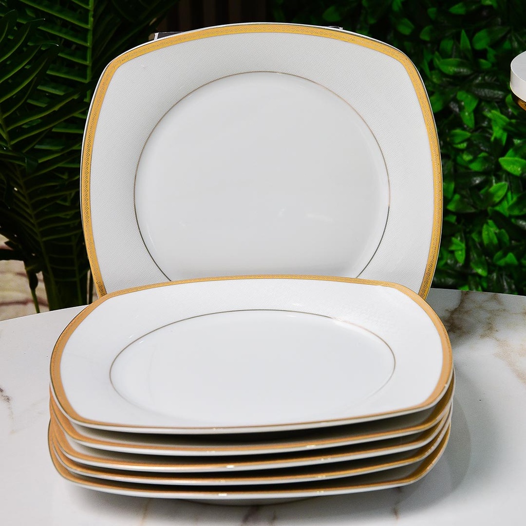 Service à Table 72 Pièces en Porcelaine Florence M3- Carré