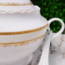 Service à Table 72 Pièces en Porcelaine Florence M2- Rond