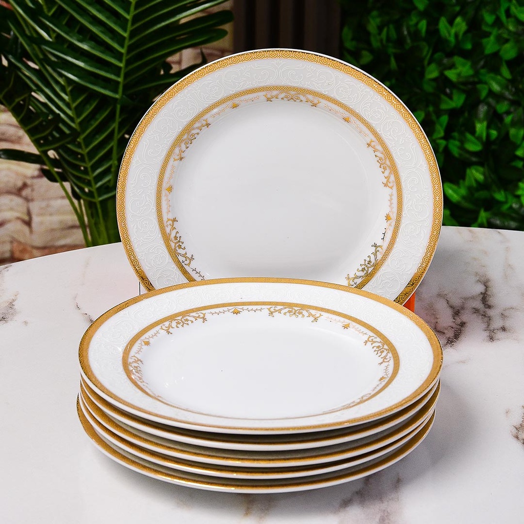 Service à Table 72 Pièces en Porcelaine Florence M2- Rond