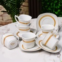 Service à Table 47 Pièces en Porcelaine Florence M1