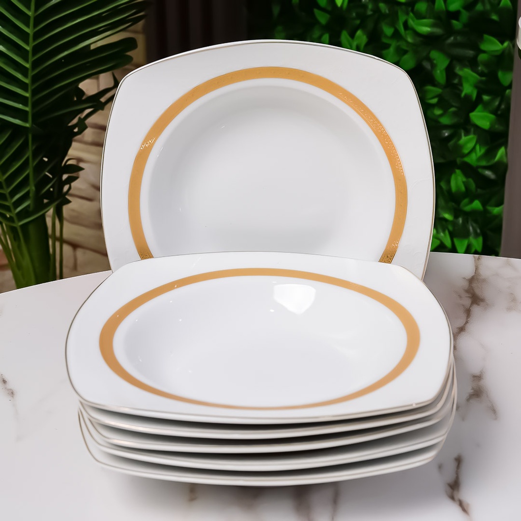 Service à Table 47 Pièces en Porcelaine Florence M1