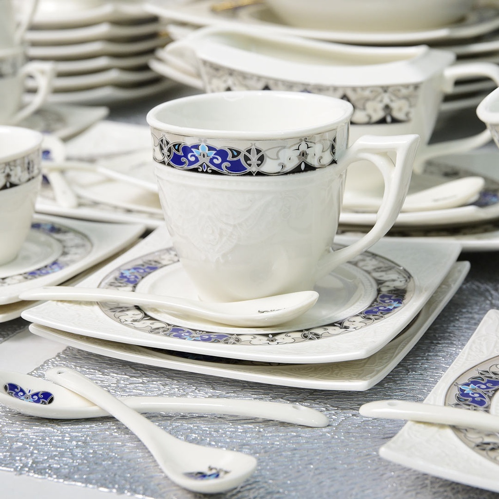Service à Table 114 Pièces en Porcelaine Florence M2