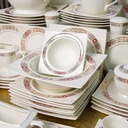 Service à Table 114 Pièces en Porcelaine Florence M4