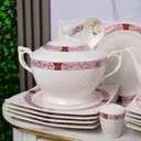 Service à Table 114 Pièces en Porcelaine Florence M3