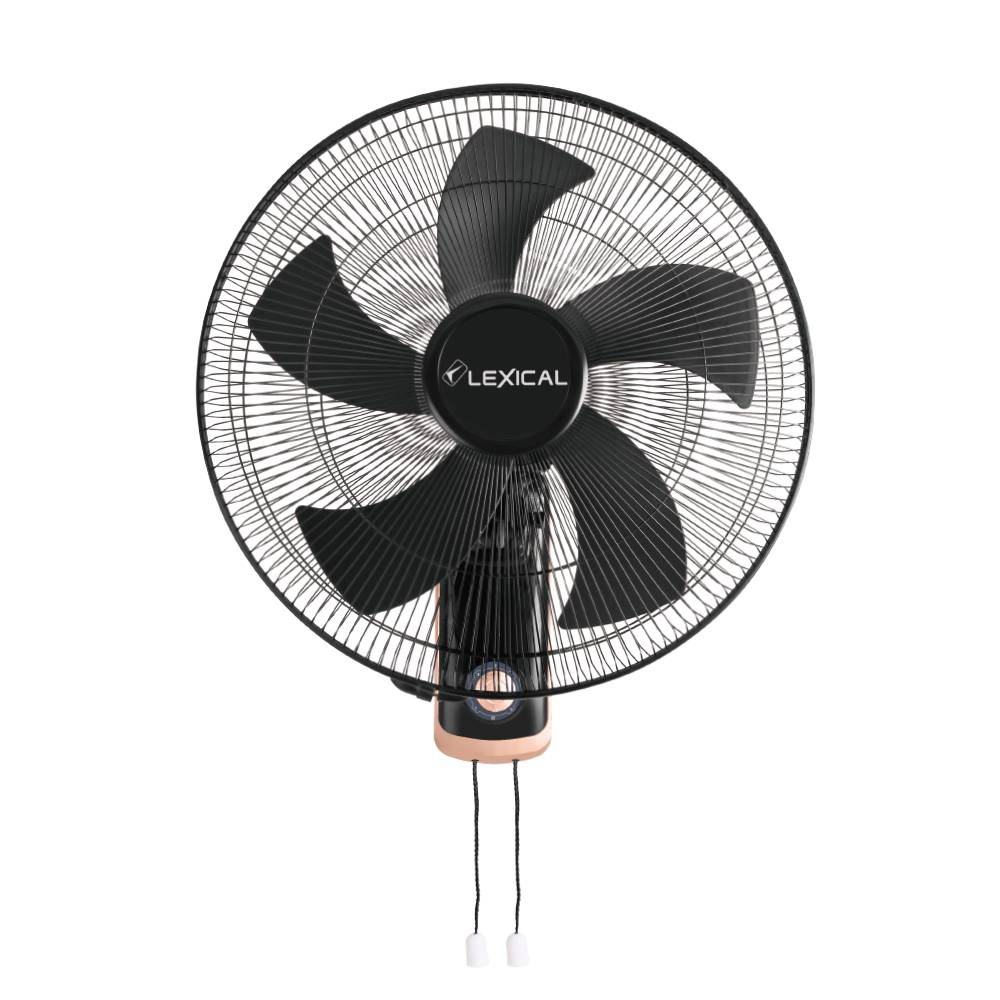 Packs de 2 Ventilateurs Mural 75W Noir