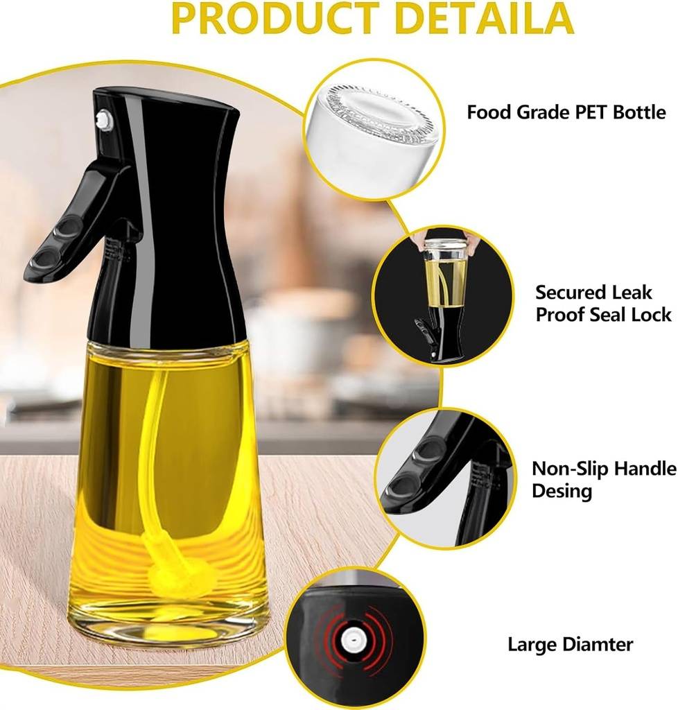 Pack de 2 Vaporisateur Huile Et Vinaigre 210 ml Spray