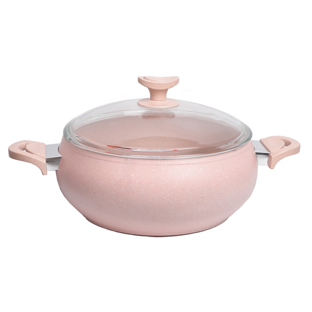 Marmite Granite Lines 3,8L 24 cm Rose
