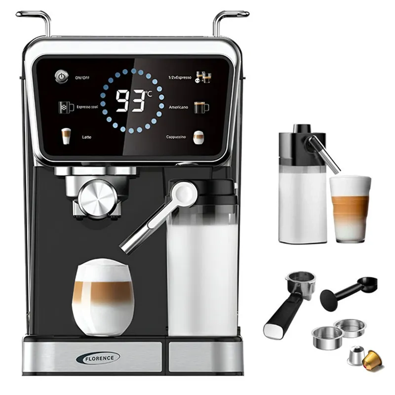 Machine a Café Expresso Et Capsule 5 En 1 Avec Afficheur Température Florence 1350W