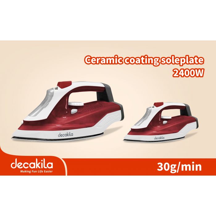Decakila Fer à Repasser Vapeur 2400W