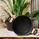 Couscoussier Granite Sizar  10 L 26 cm Noir