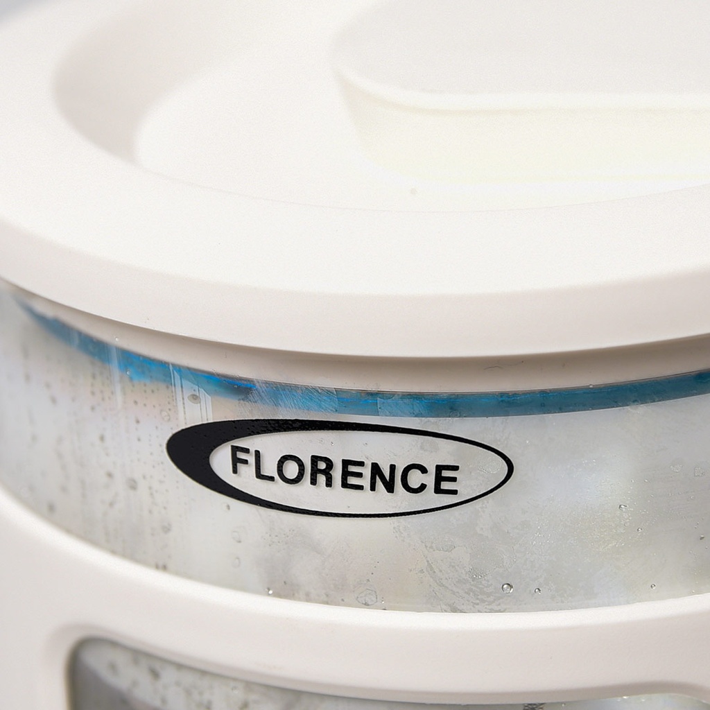 Bouilloire Électrique En Verre Florence 2L 2000W - Blanc