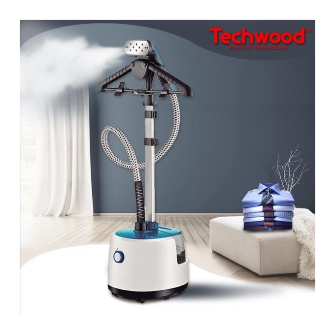 Défroisseur Vapeur Techwood 1,9L, 2 Niveaux de Vapeur & Protection Thermique – TDV-1801