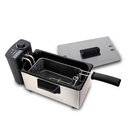 Friteuse Techwood Inox 3L, Thermostat Réglable & Parois Froides – TFR-304