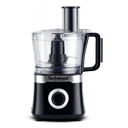 Robot Multifonction Techwood Noir 1,5L, 2 Vitesses + Impulsion, Décor Inox – TRO-6856