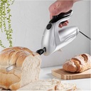 Couteau Électrique Techwood Lame Inox 24,5cm, Moteur Silencieux & Double Sécurité – TCE-009