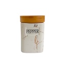 Ensemble de 7 pots à épices en Céramique Marbre Avec Support
